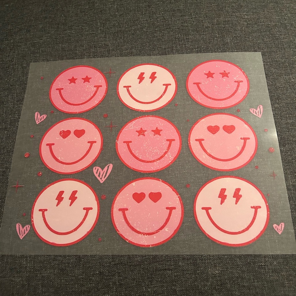 Smiley Dtf Transfer